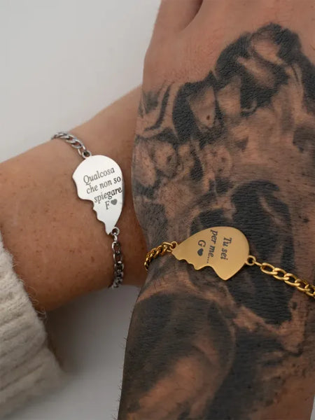 You Are For Me Half Heart Bracelet Combo