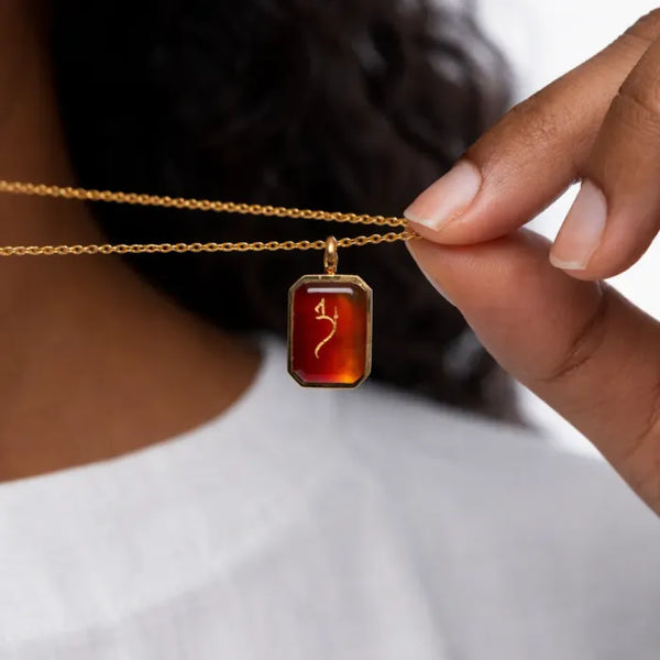 Love Necklace – Agate Stone